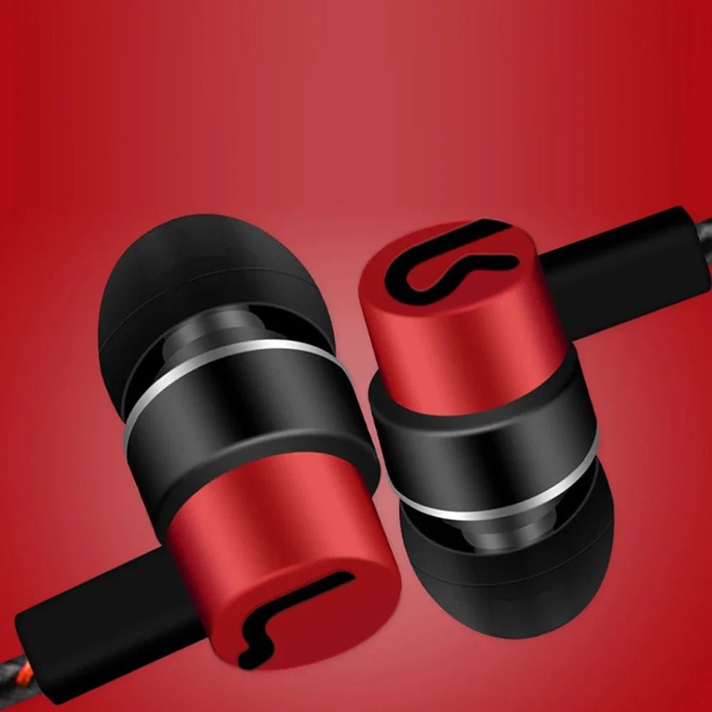 3.5mm In-Ear Wired Headphones – Deep Bass Stereo Earbuds with Noise Isolation