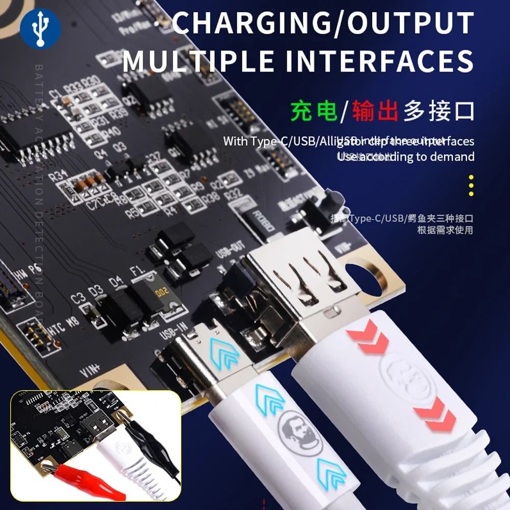 Mechanic Battery Activation Detection Board Fast Charge Tool for iPhone and Android