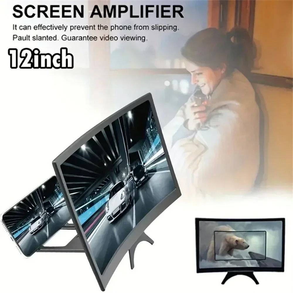 Phone Screen 3D HD Magnifier with Stand