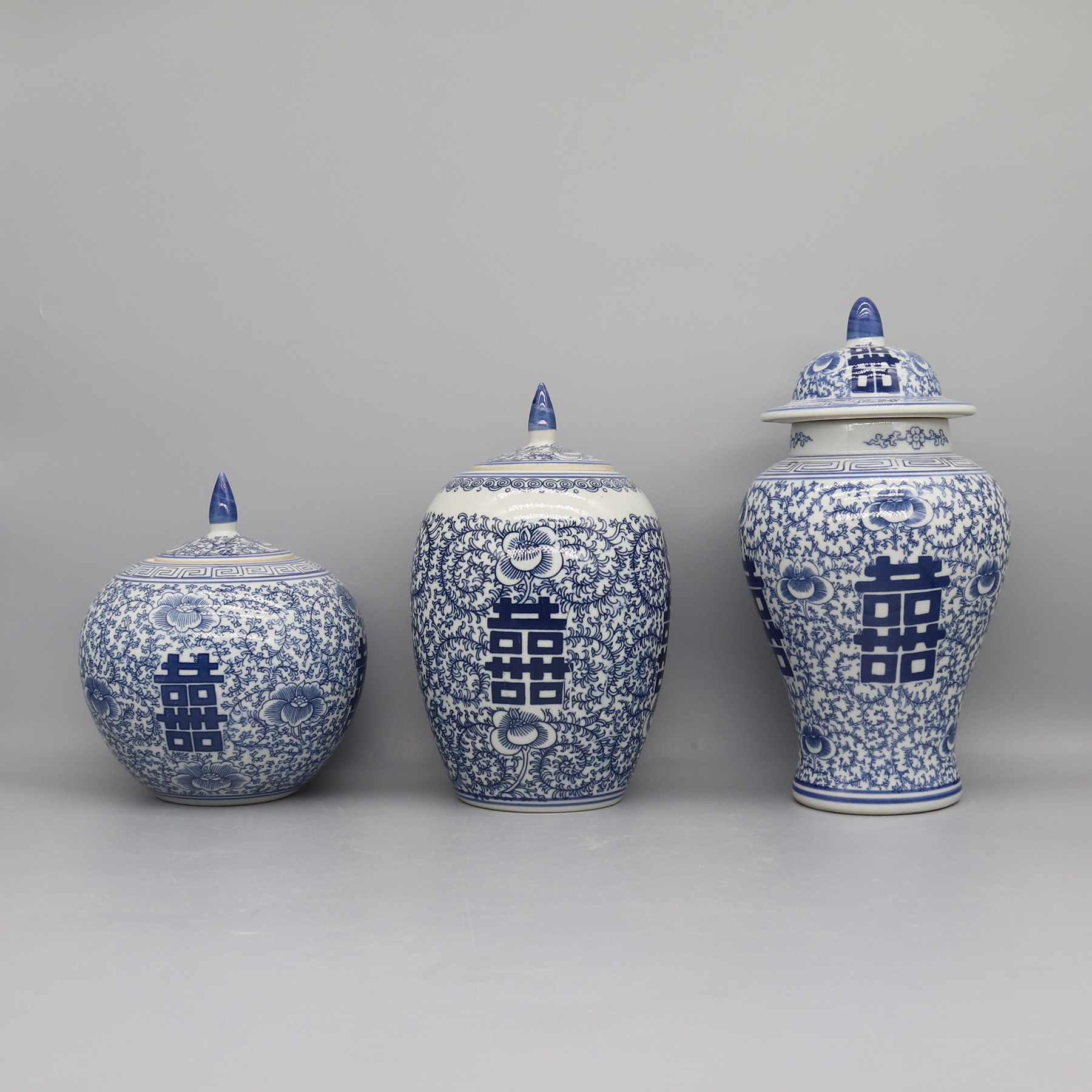 Ceramic Jar, Blue and White Ceramics, Home Decoration, Vase, Canister, Pot