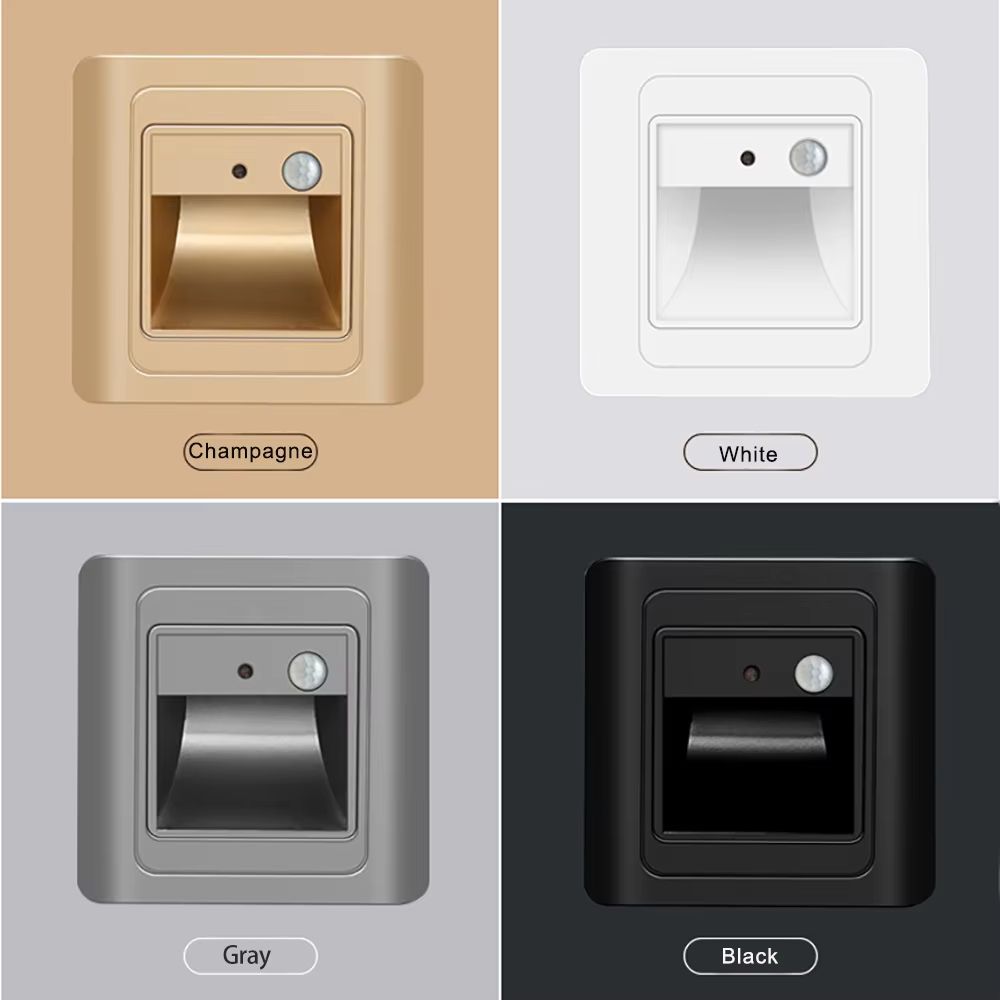 Intelligent Motion Sensor LED Stair Night Light for Safe Indoor Navigation
