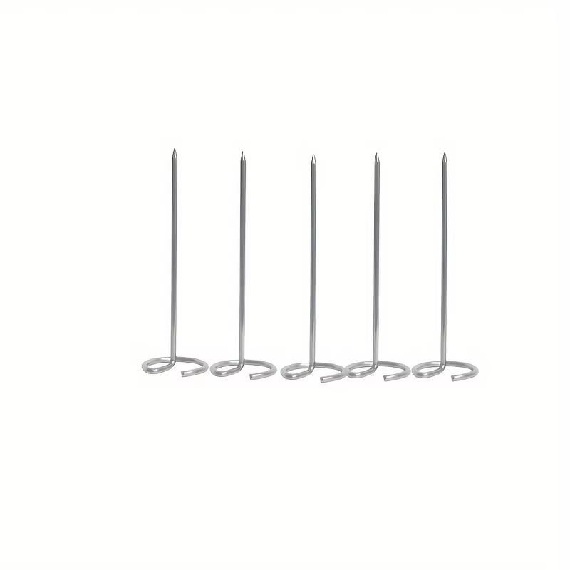 10PCS Stainless Steel Air Fryer Skewer Set Vertical Grill Rack BBQ Baking Needles