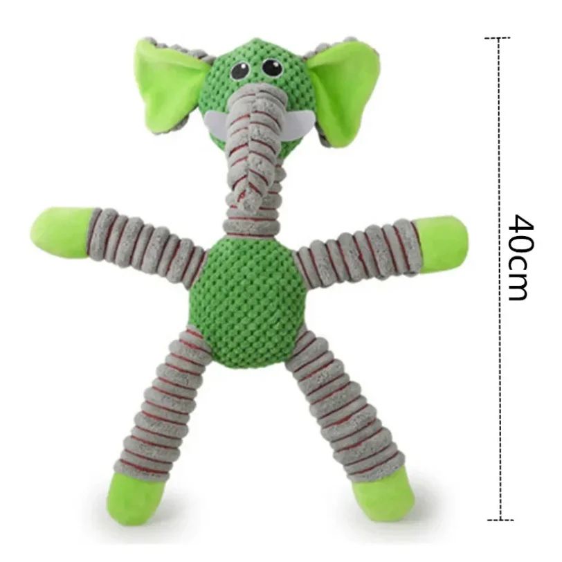 Durable Squeaky Plush Dog Chew Toy