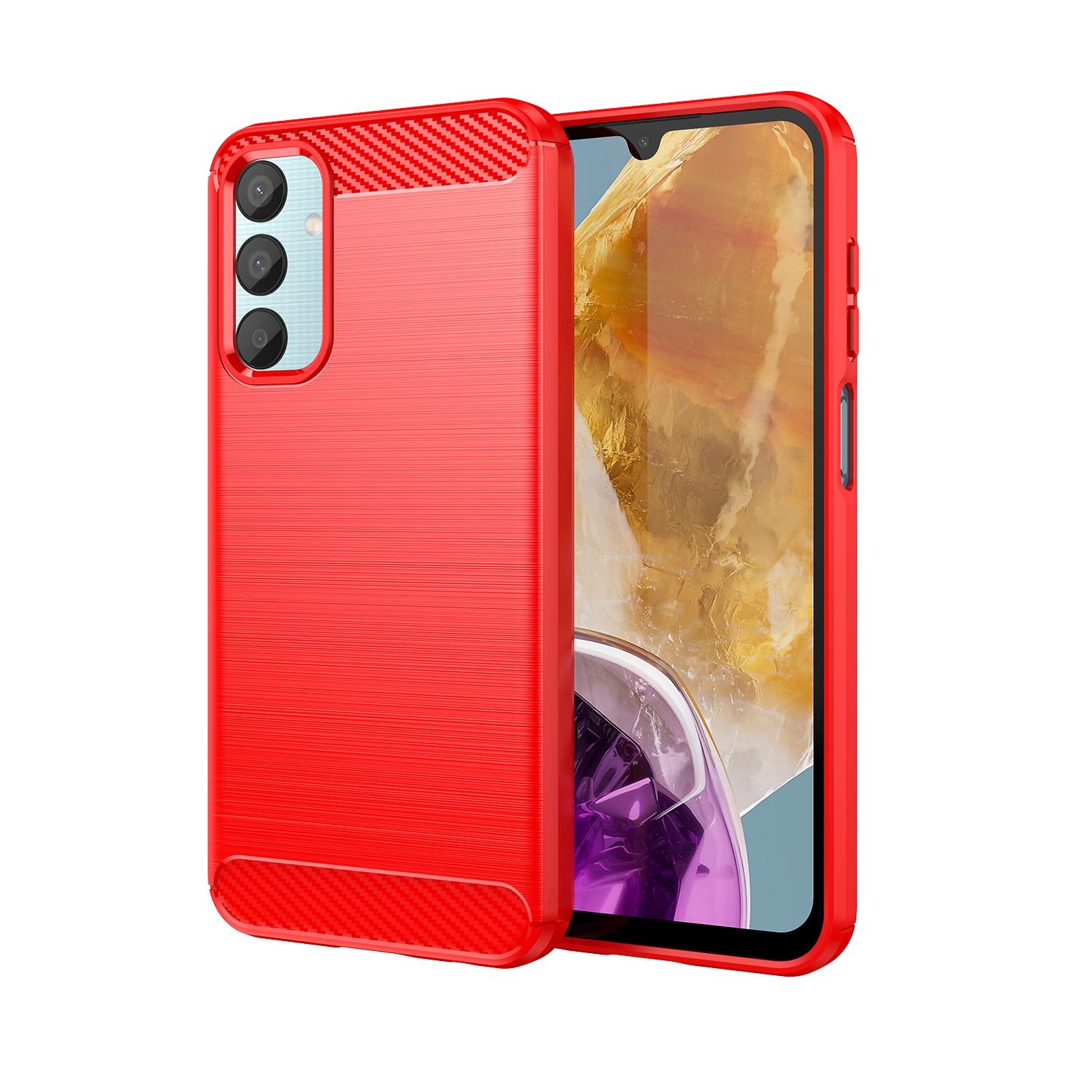 Premium Samsung Galaxy phone case, Carbon Fiber Texture TPU protective case