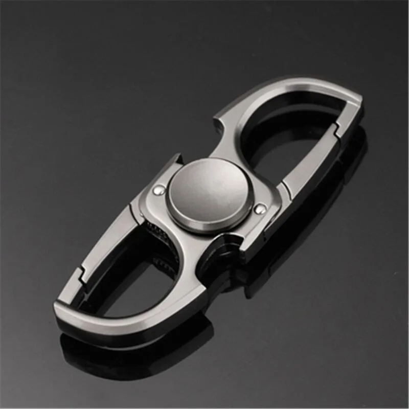 Anti-Anxiety Fidget Spinner Keychain Stress Relieving Finger Spinner with Bottle Opener