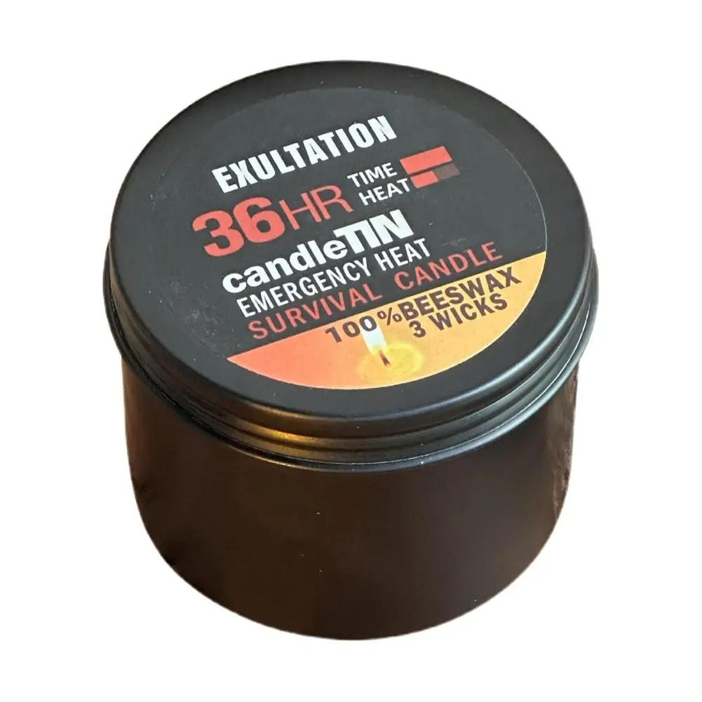 36 Hour 3 Wick Long Lasting Emergency Survival Candle