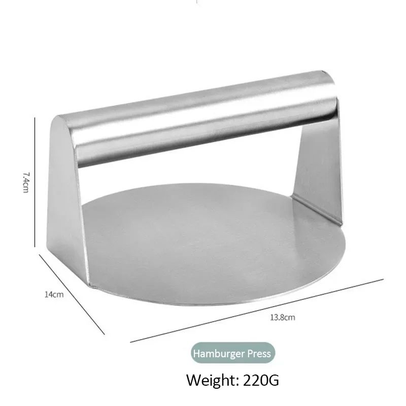Stainless Steel Burger Press And Patty Maker