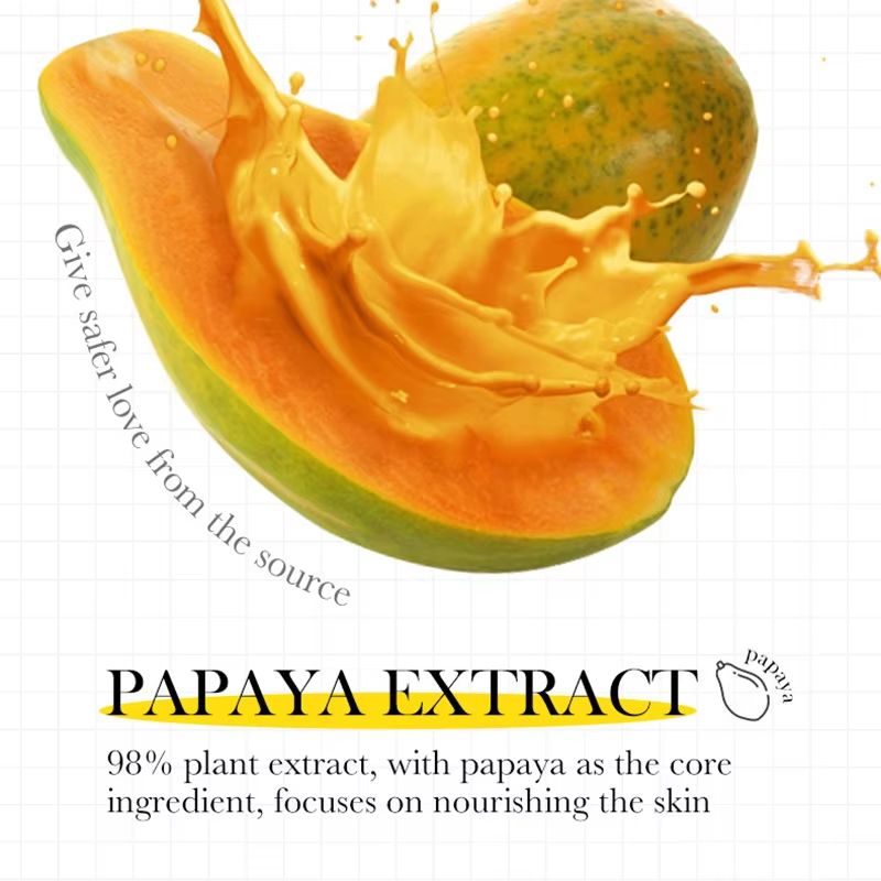 SADOER Papaya Repair Cream Hydrating Papaya Moisturizing Cream for Anti Cracking Skin and Deep Body Moisturizer