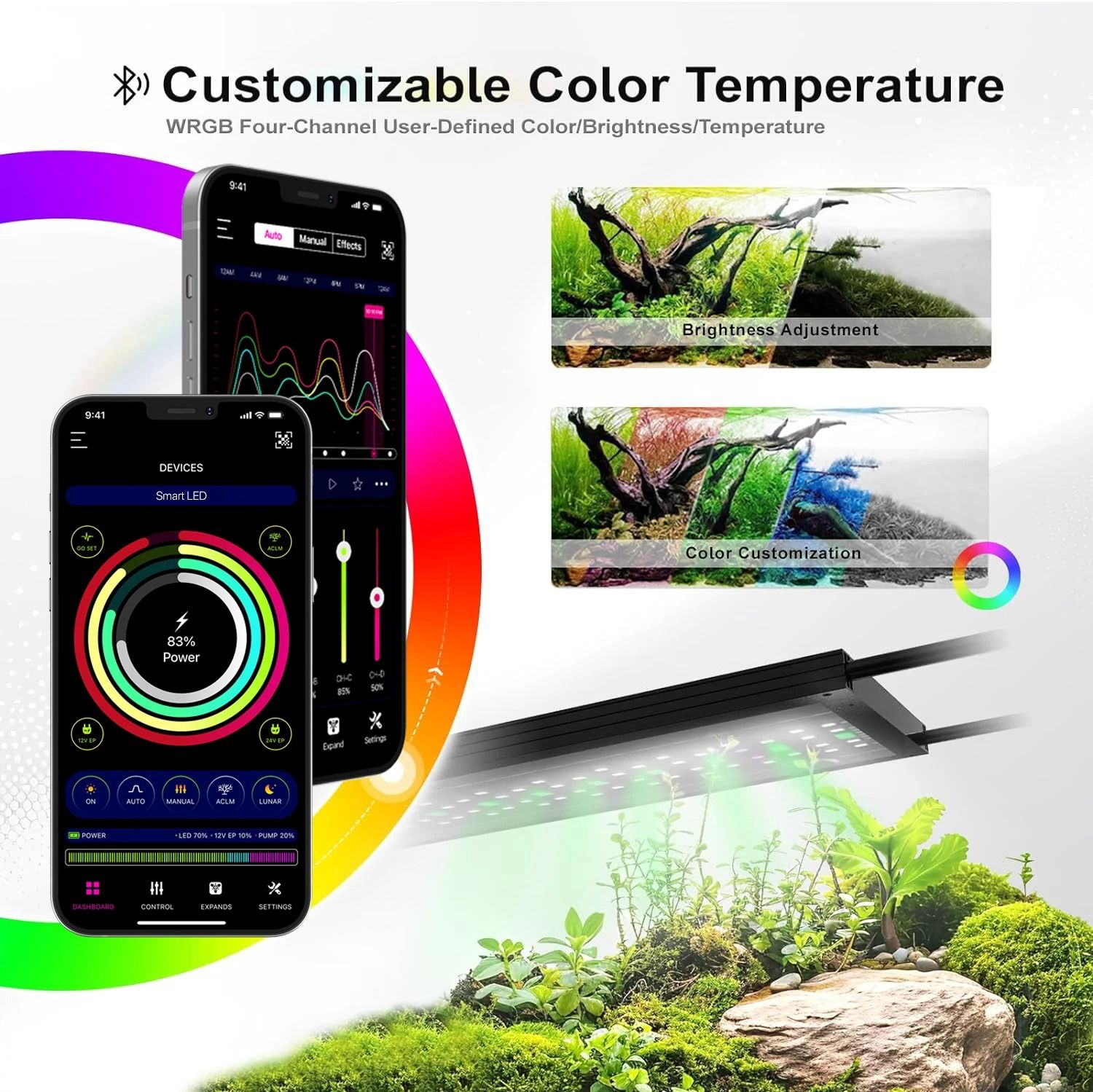 Extreme II Smart App-Controlled LED Aquarium Light