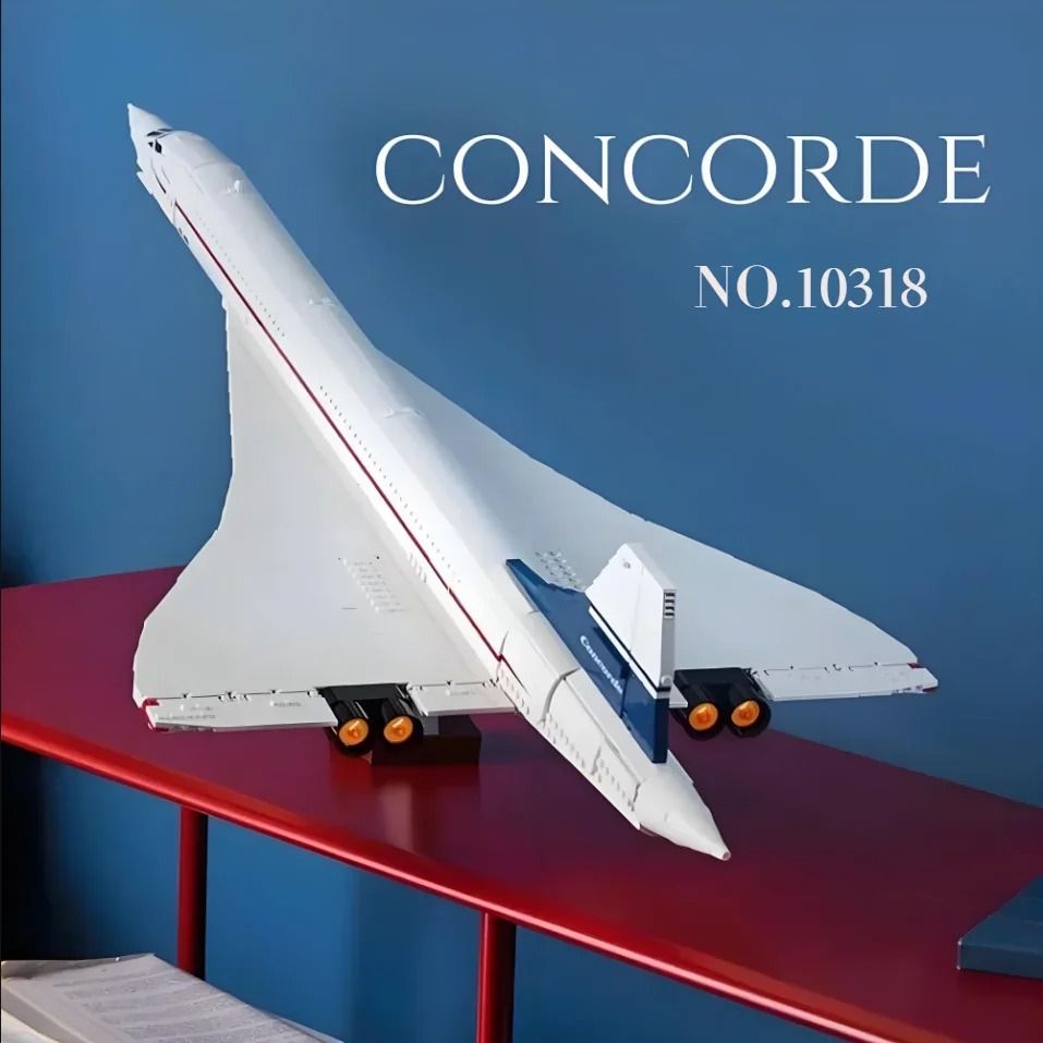 Supersonic Aircraft Building Block Set with 2083 Pieces