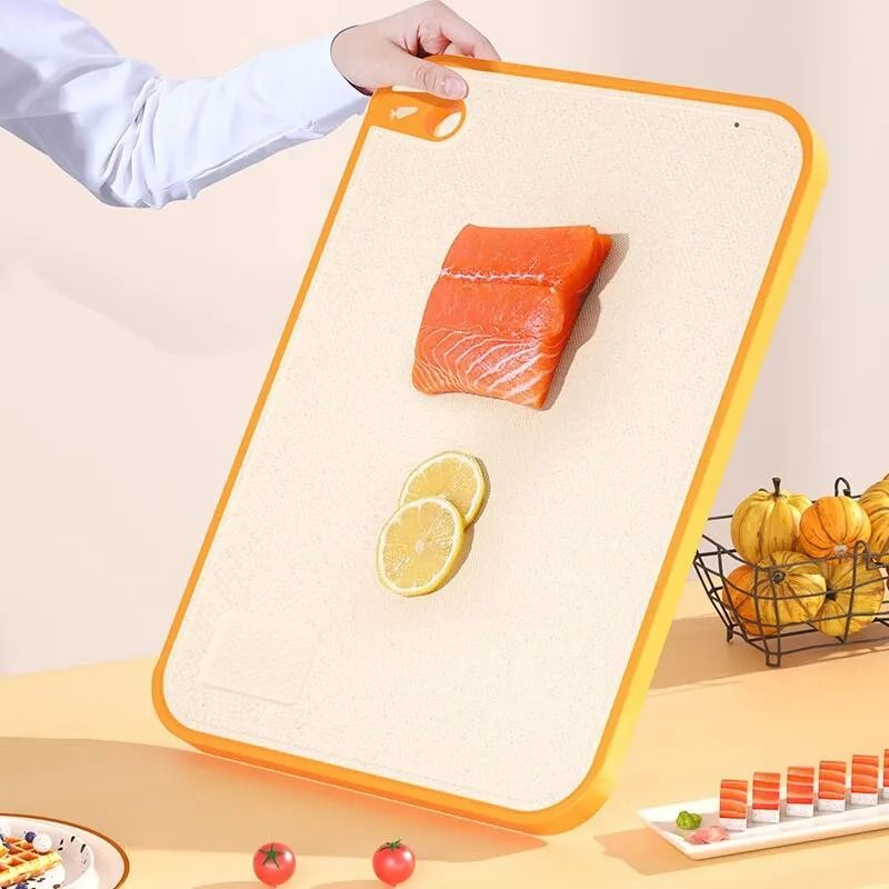 Eco-Friendly Wheat Straw Cutting Board – Double-Sided Antibacterial Prep Surface