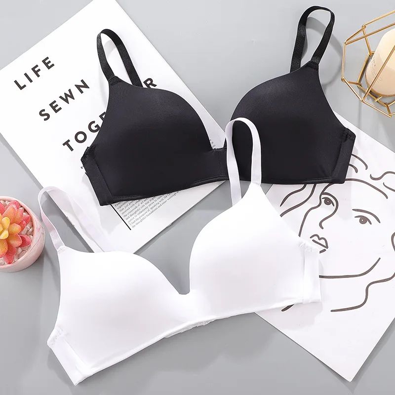 Seamless Comfort Push-Up Bra – Wireless Breathable Everyday Support for Women