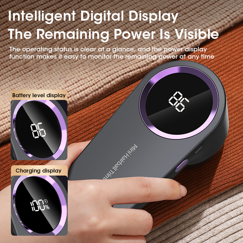 Electric USB Rechargeable Lint Remover for Clothes, Hair Ball Trimmer, Sweater Shaver – Portable Fabric Fuzz Removal