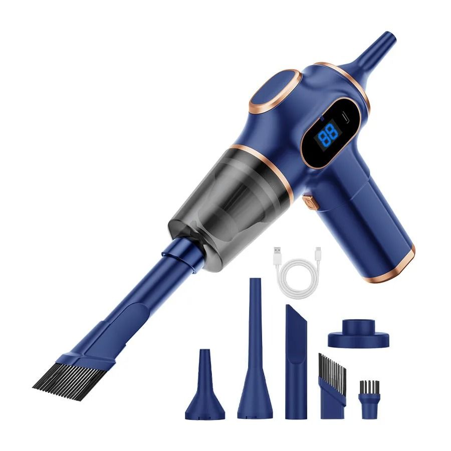 Wireless High-Power Household Cleaner | Portable Mini Vacuum for Car & Office | Executive Fabric & Surface System