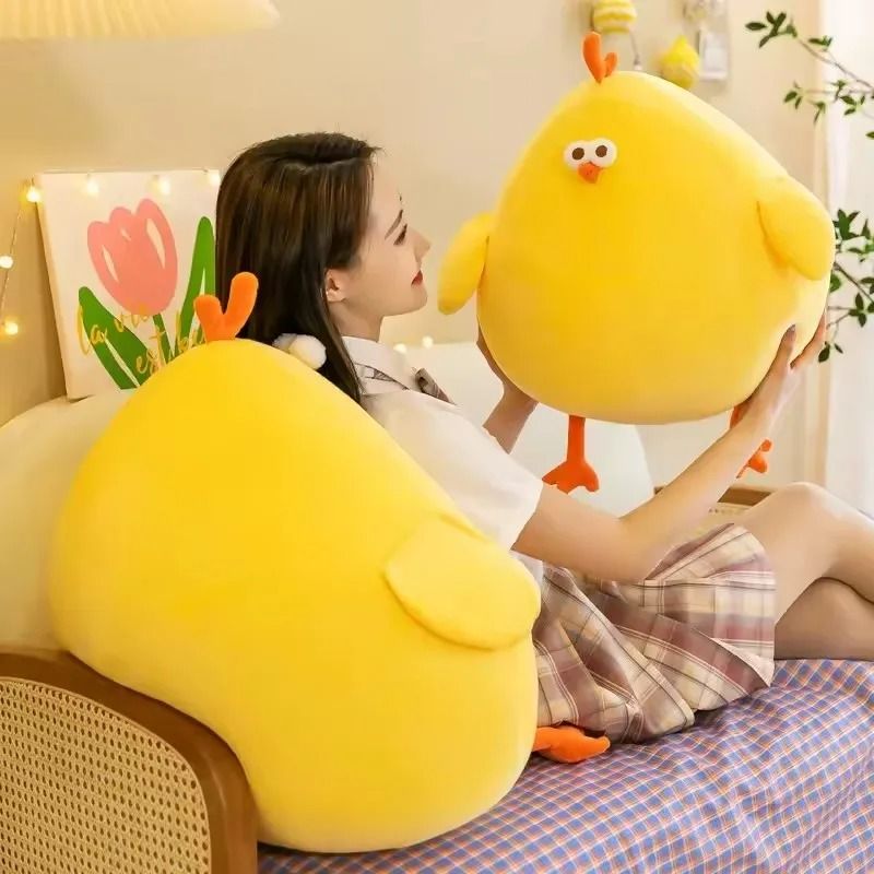 Funny Fat Chicken Plush Toy Pillow and Neck Cushion Gift