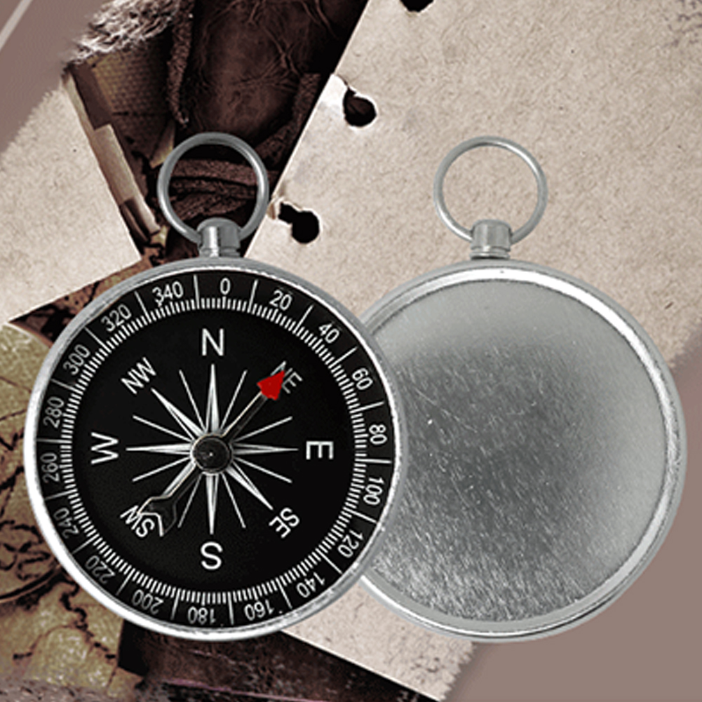 Outdoor Survival Compass  Premium Aluminum Alloy Compass for Hiking, Camping, and Outdoor Navigation