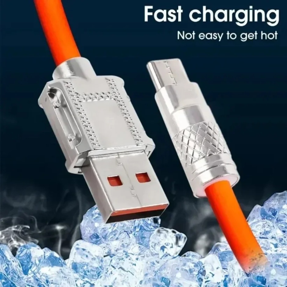 Quick Charge USB Cable, USB C Charger, Super Fast Charge Type C Liquid Silicone Cable for Huawei Samsung Xiaomi