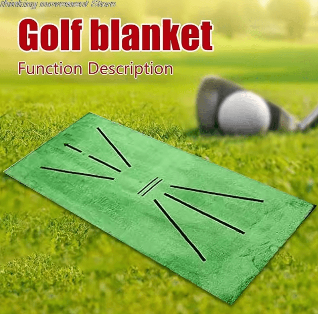 Portable Golf Practice Mat 30x60cm Non Slip Golf Hitting Mat for Indoor and Outdoor Swing Training