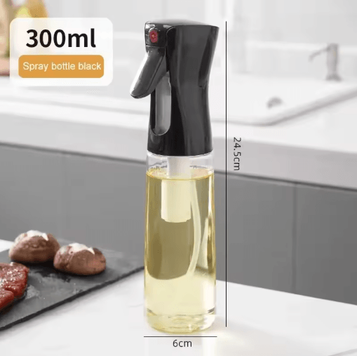 Oil Spray Bottle for Kitchen – 200/300/500ml Fine Mist Olive Oil Sprayer