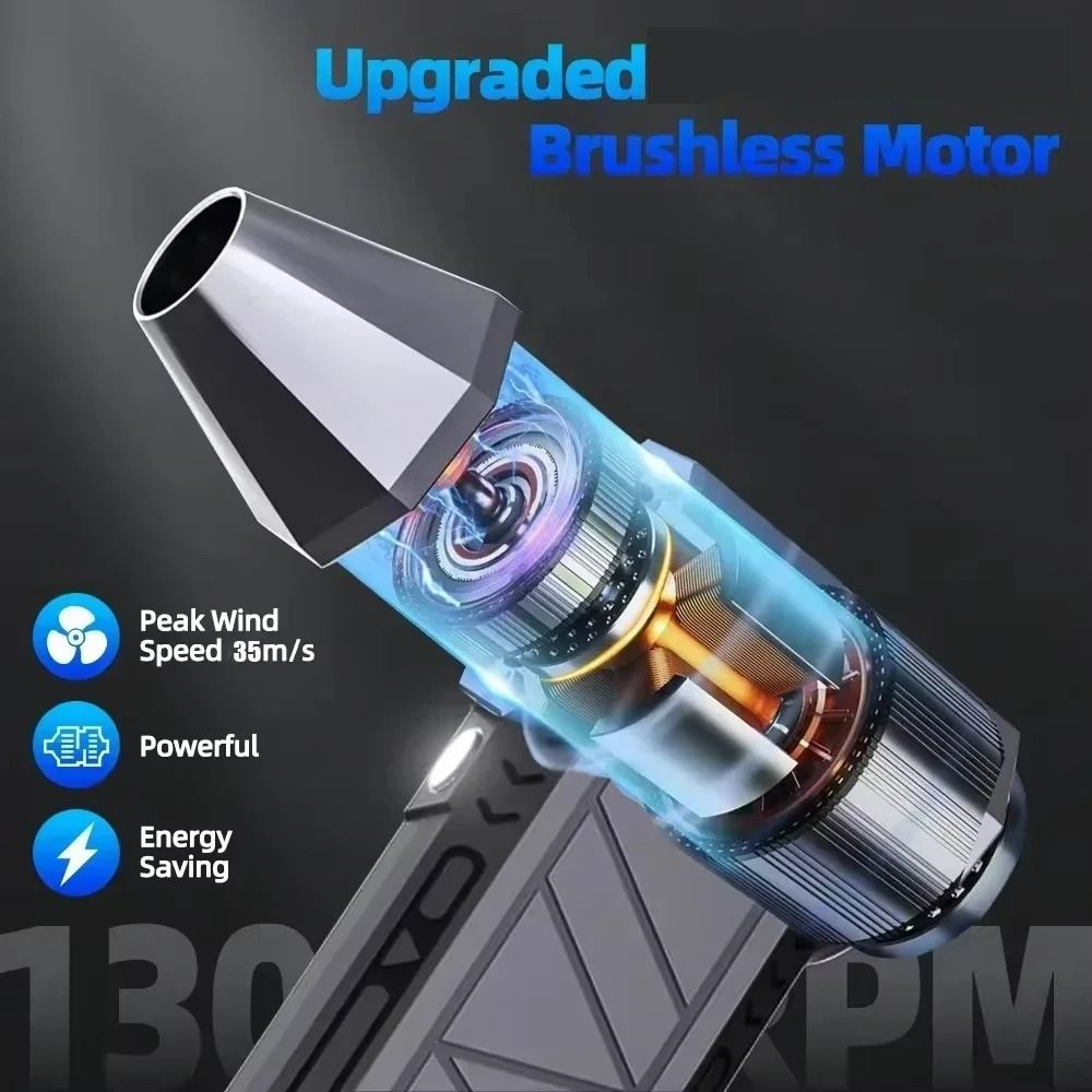 Mini Turbo Jet Fan Electric Air Duster Rechargeable High Speed Air Blower