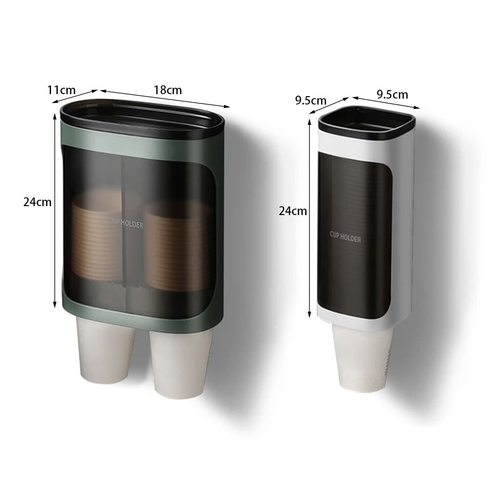 Wall Mounted Paper Cup Dispenser With Automatic Drop Design