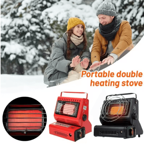 13KW Butane Camping Heater Stove High Power Survival Heating Tool with Dual Heat Source