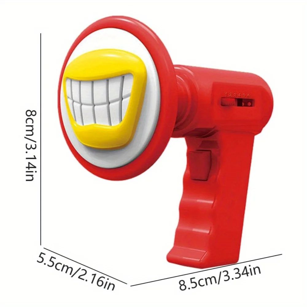 Mini Kids Voice Changer Toy – Handheld Megaphone with 6 Fun Sound Effects for Cosplay, Pranks, and Playtime