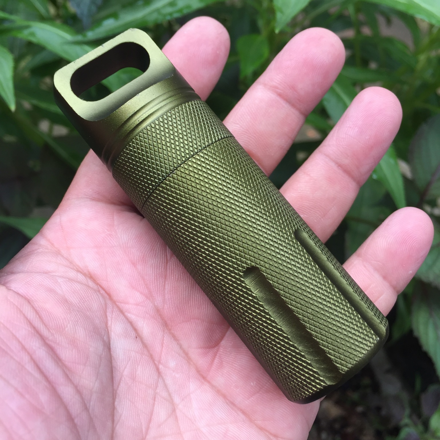 Outdoor Waterproof EDC Survival Capsule Storage Case