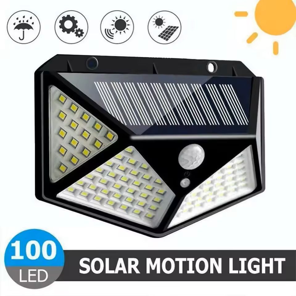 Solar Motion Sensor LED Light for Garden & Outdoor Decoration