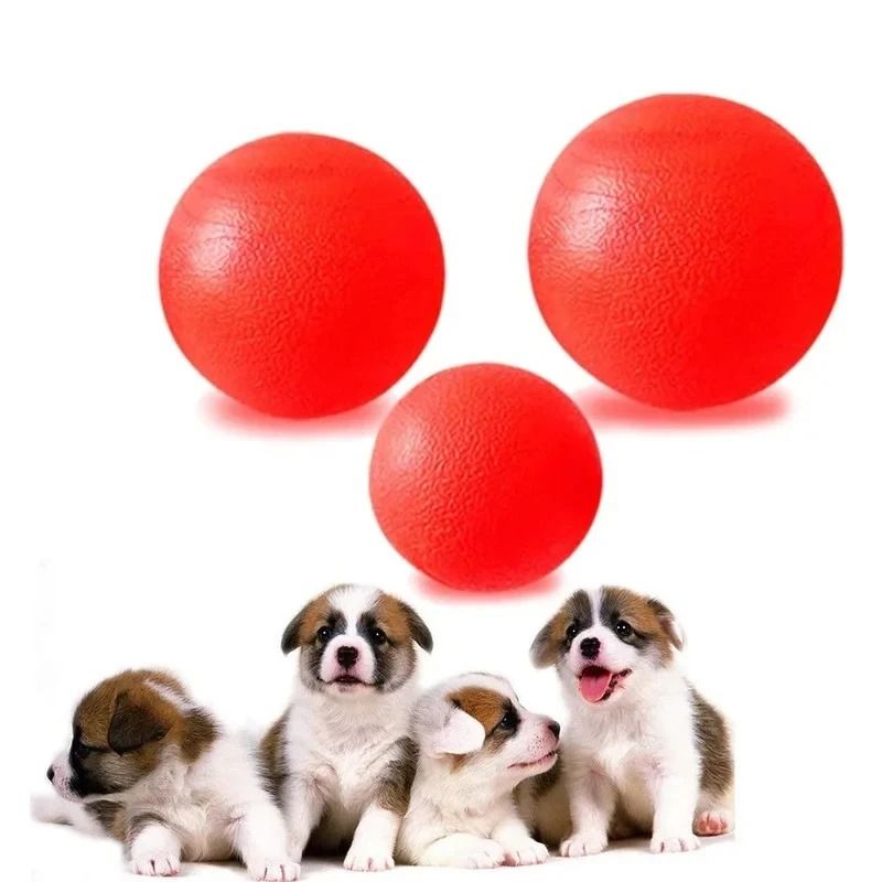 Professional Heavy Duty Indestructible Solid Rubber Dog Ball