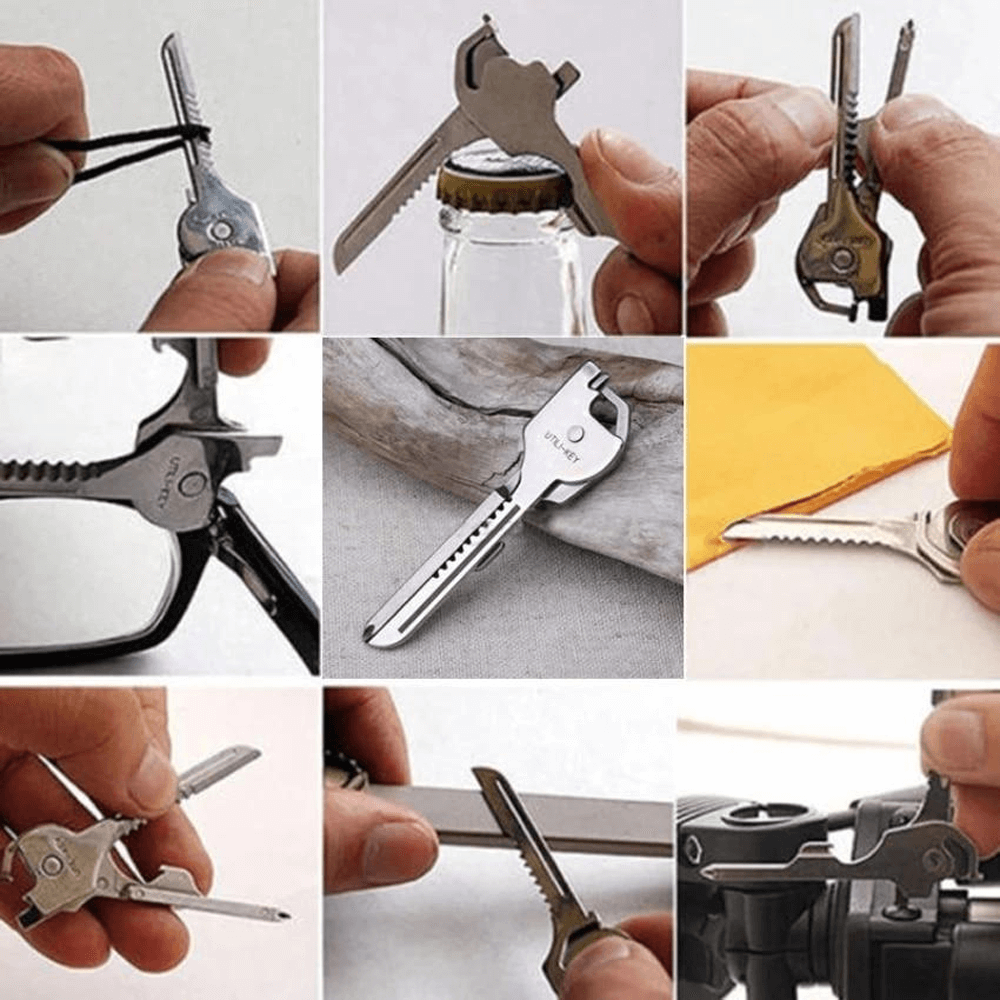 6-In-1 Multifunctional Keychain Multi-Tool