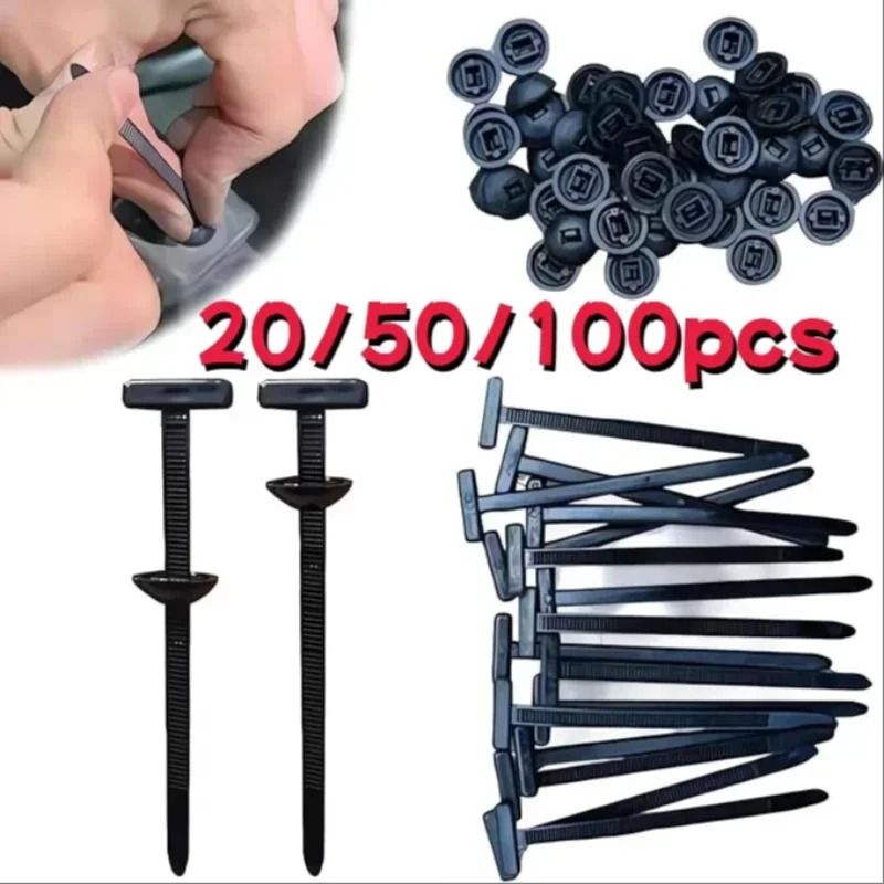 Cable Tie Buckle Fastening Clip Set