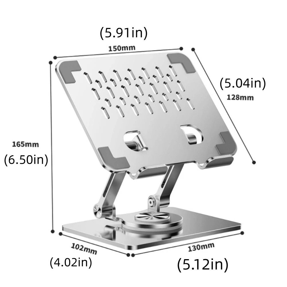 360° Rotatable Thermal Dissipation Metal Tablet Utility