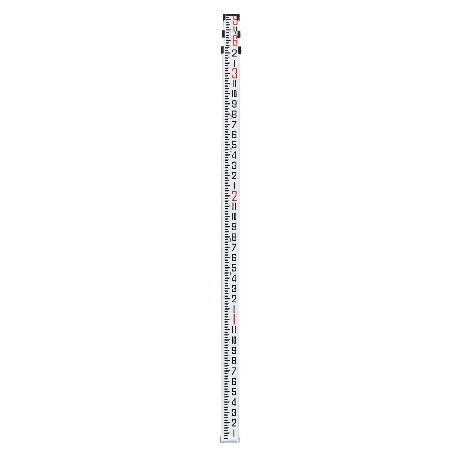 Aluminum Grade Rod Telescopic Leveling Rod with Bubble Level & Carry Bag