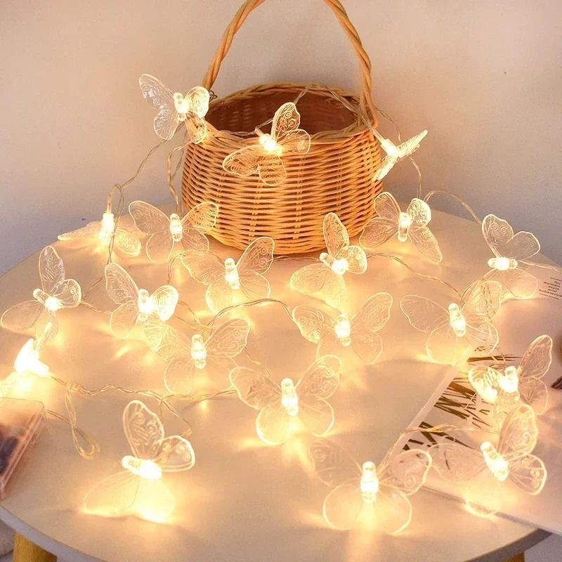 Dreamy Butterfly Wings Fairy Lights