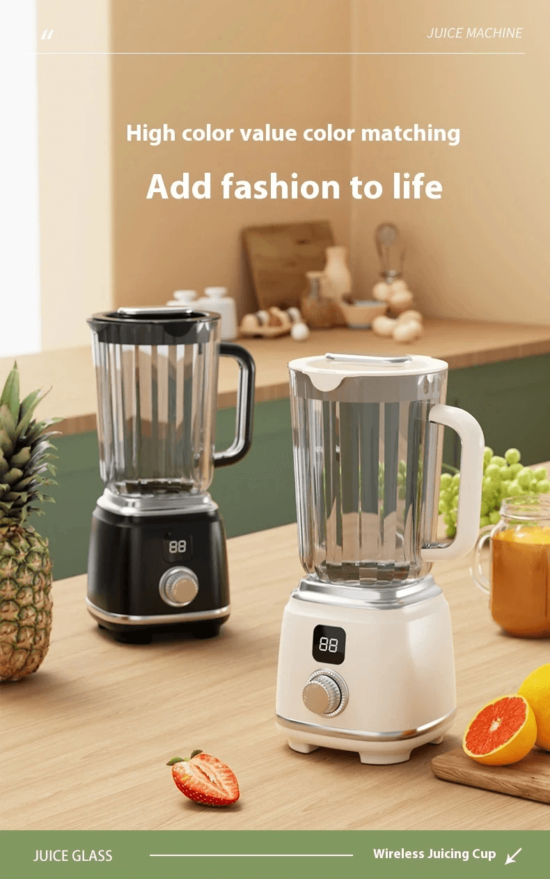Portable Electric Juicer Blender 600ml Smoothie Maker with Ice Crushing Power
