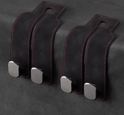 Soft Leather Car Seat Headrest Hook