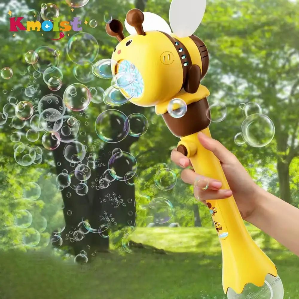 Automatic Light Up Bubble Machine for Kids