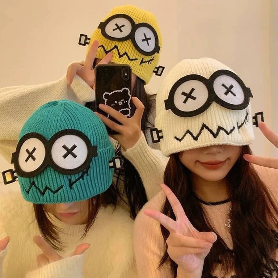 Big Eyes Cartoon Ear Protection Hat