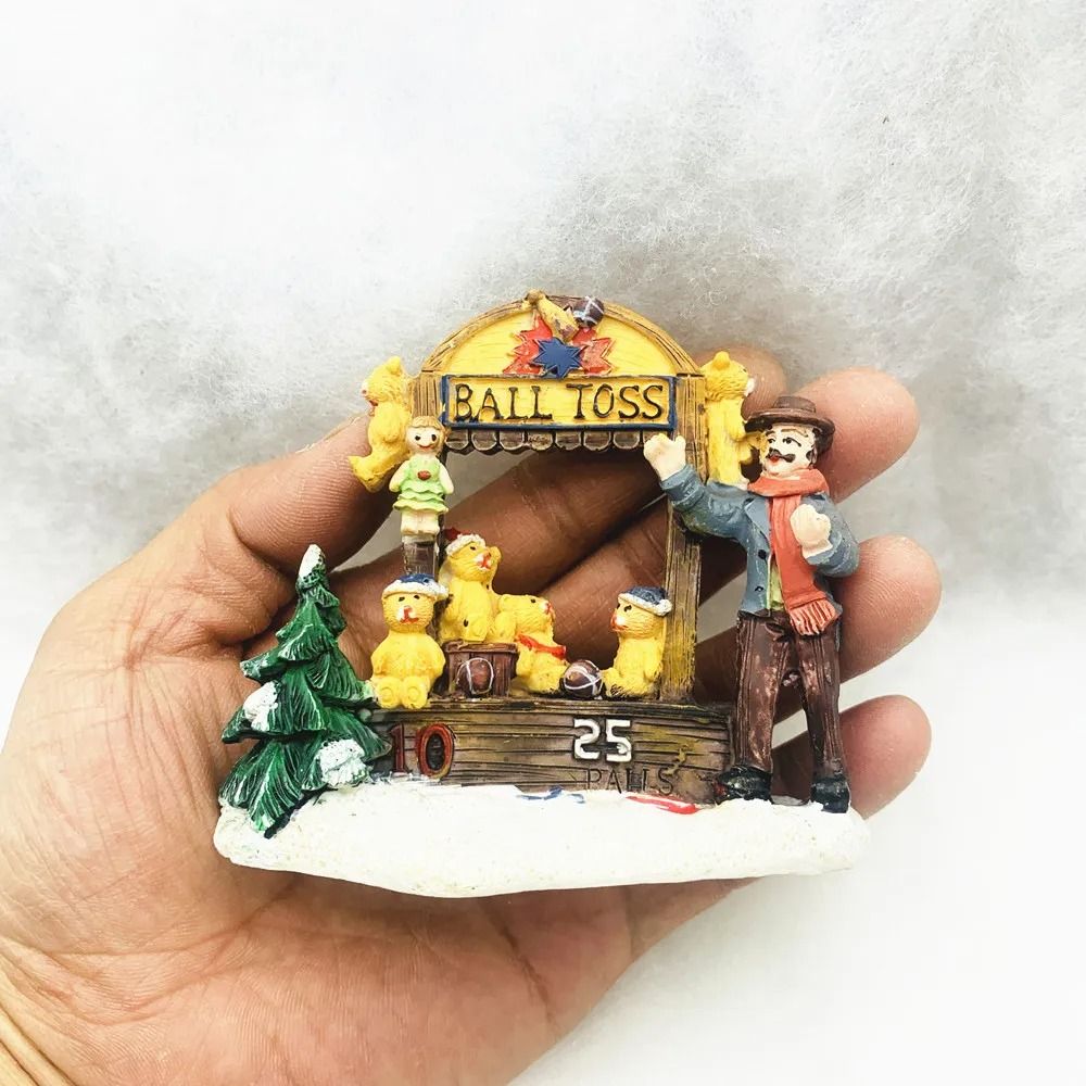 Miniature Holiday Figurines Sand Table Decor Set for Seasonal Desk and Scene Styling