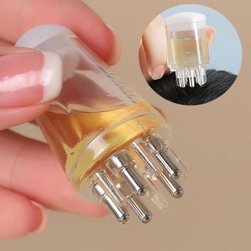 Scalp Applicator Hair Regeneration Hexagonal Oil Roller Ball Massage Relaxation Tool