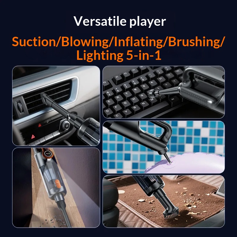 Ultimate Portable Car Vacuum Cleaner High Power Wireless Handheld Suction for Home & Auto Detailing