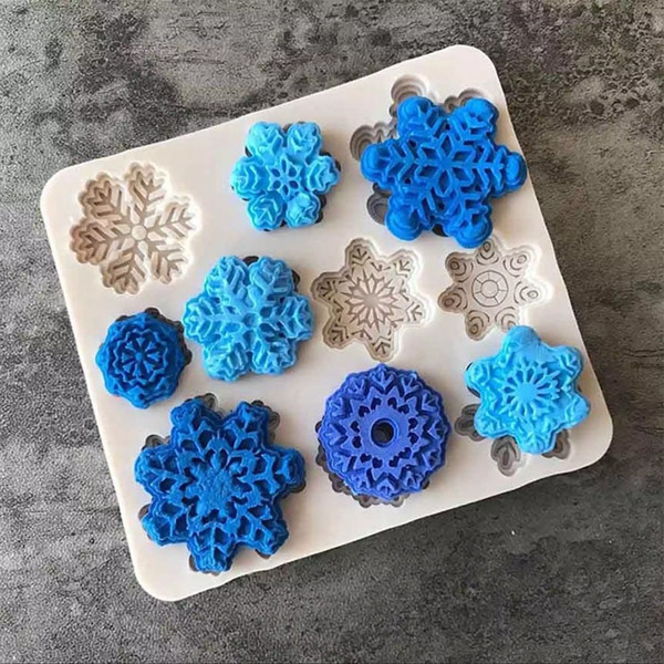 Snowflake Silicone Mold for Baking & Cake Decorating