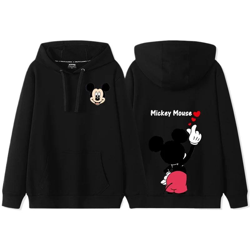 Donald & Daisy Cozy Couple Hoodie – Disney Cartoon Fleece Sweatshirt for Women