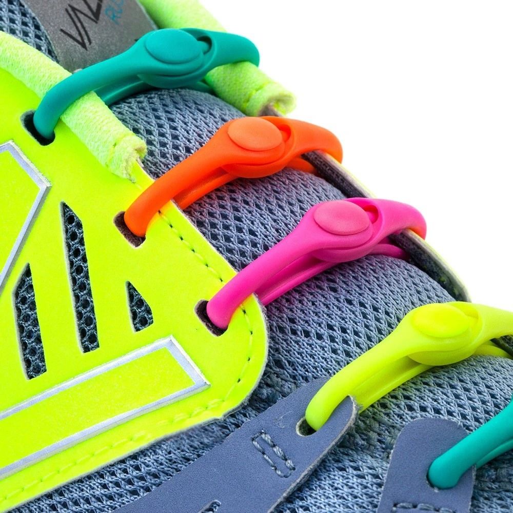 12-Piece Elastic Silicone No-Tie Shoelaces