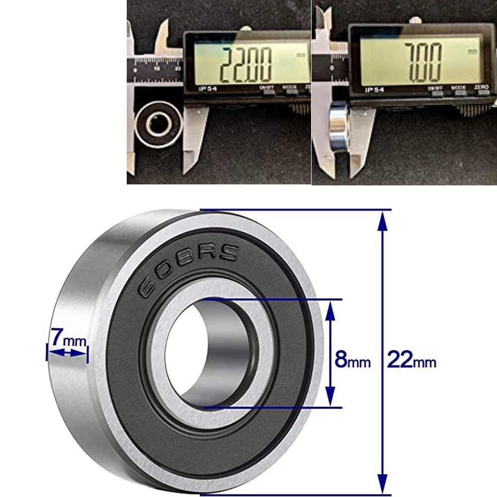 Bearings Rubber Sealed Skateboard Bearings