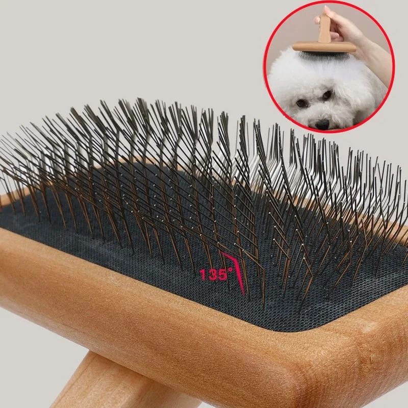 Pet Hair Remover Brush Dog Grooming Comb and Cat Massage Brush