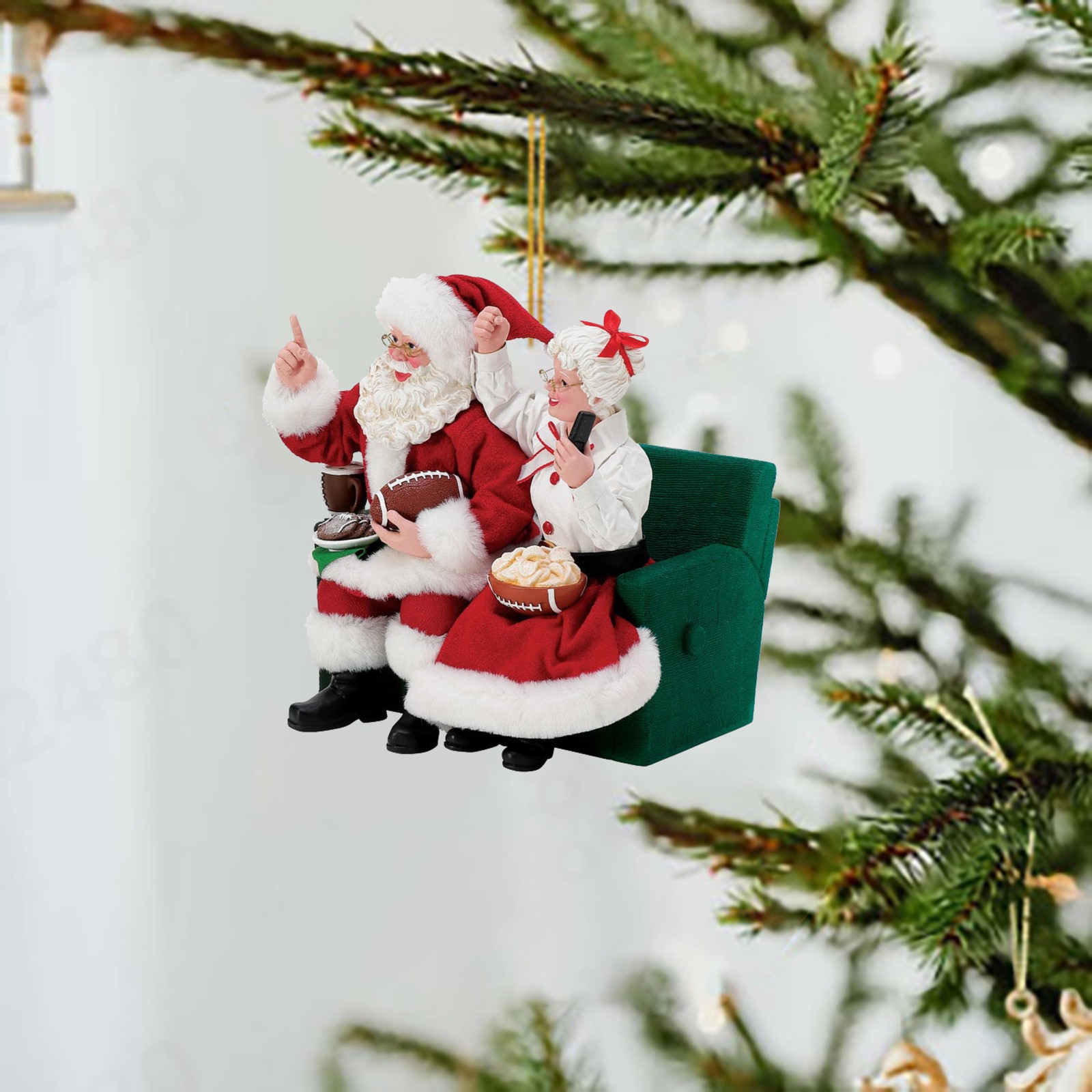 Christmas Tree Decor Pendant, 2D Acrylic Santa Claus, Daily Life Holiday Ornament, Navidad New Year Decorations