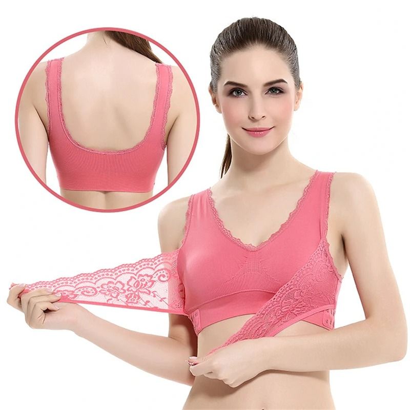 Cross Side Buckle Seamless Sports Bra