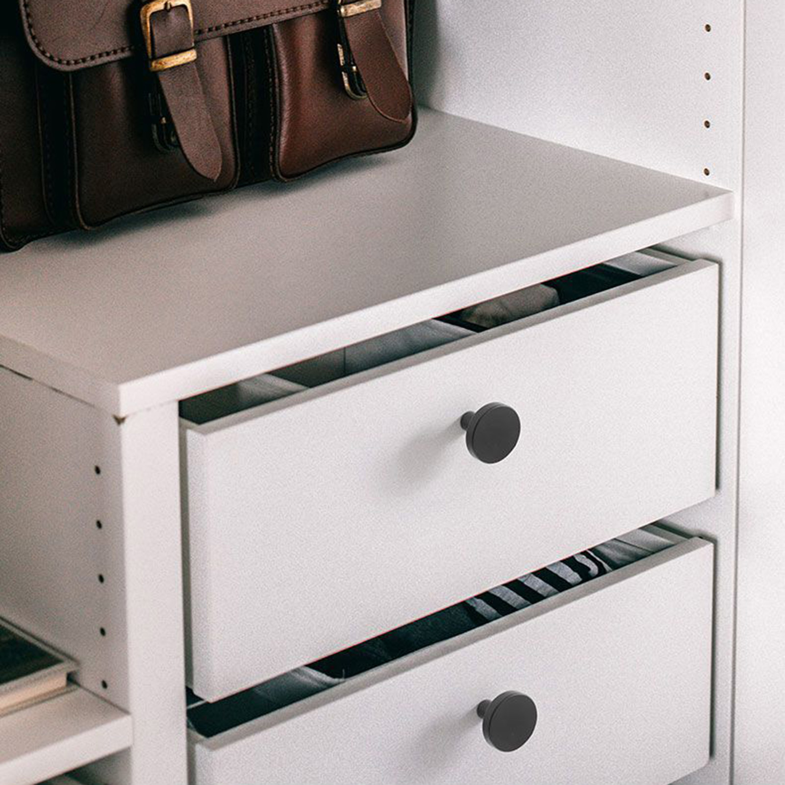 Modern Round Cabinet Knobs for Drawers and Wardrobes